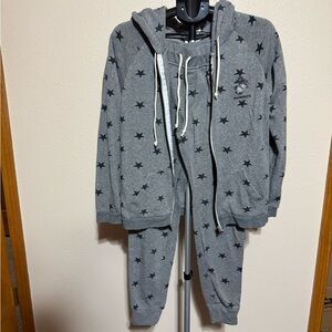 US Marines Gray Star-Patterned Women's Tracksuit